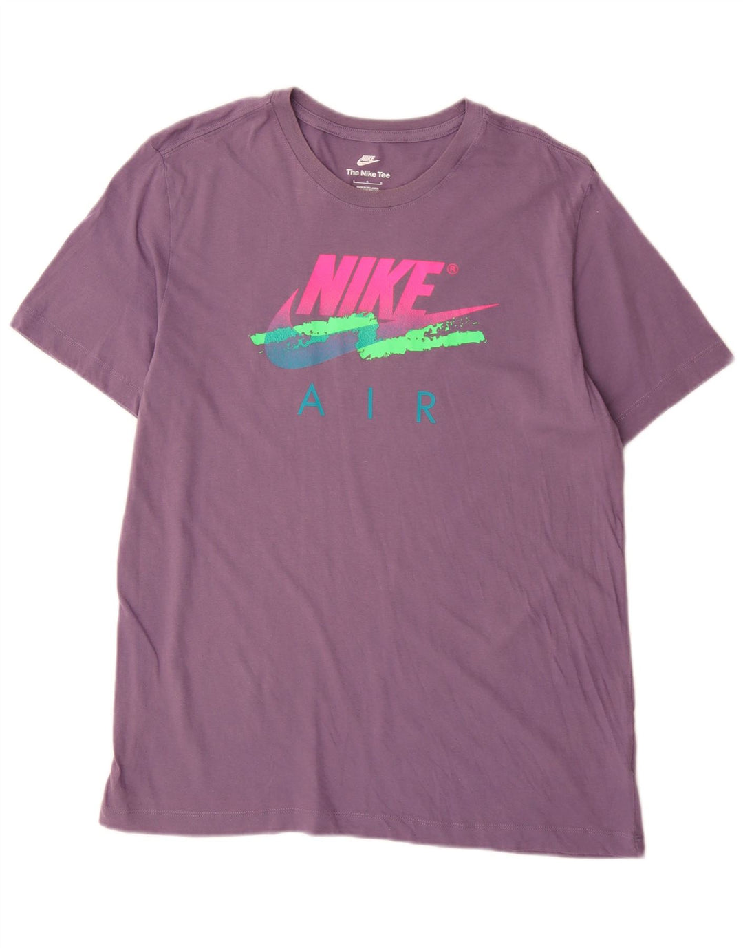 Nike grafisk T-shirt top til mænd, stor lilla bomuld