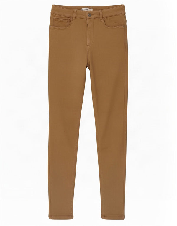 Zara Dame Skinny Casual Bukser EU 38 Small W28 L29 Beige