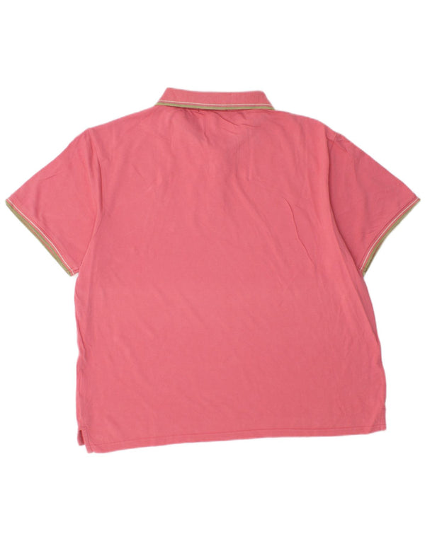 Trussardi Mens Polo Shirt 3XL Pink