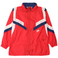 ALEX Regnjakke til mænd UK 42 XL Rød Colourblock Polyamid