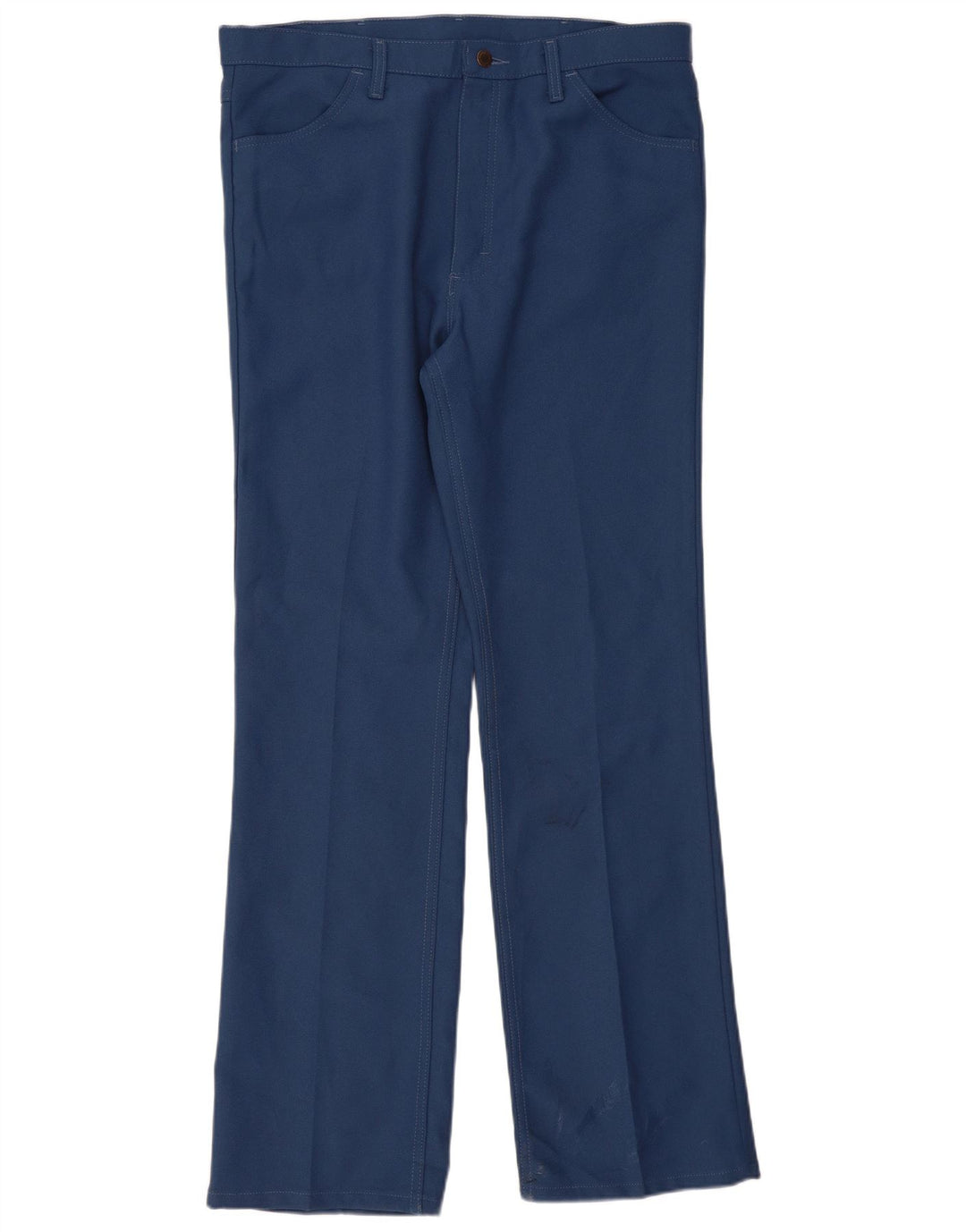 Wrangler Straight Casual Bukser til mænd W38 L34 Blå Polyester