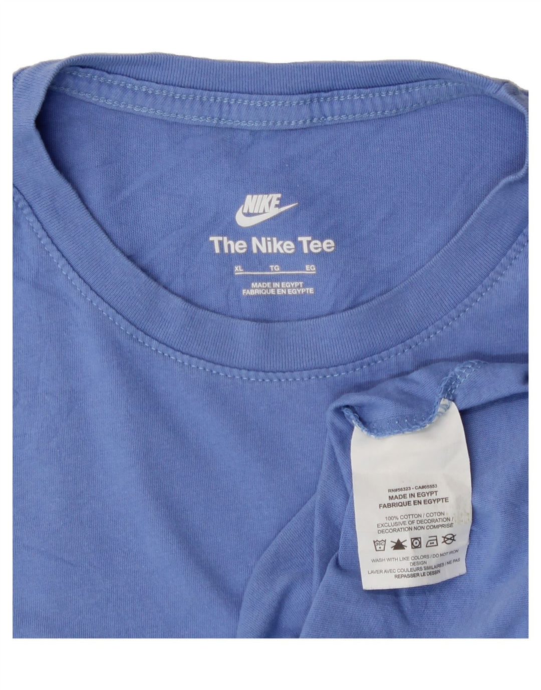 NIKE Boys T-Shirt Top 13-14 Years XL Blue Cotton Vintage Nike and Second-Hand Nike from Messina Hembry 