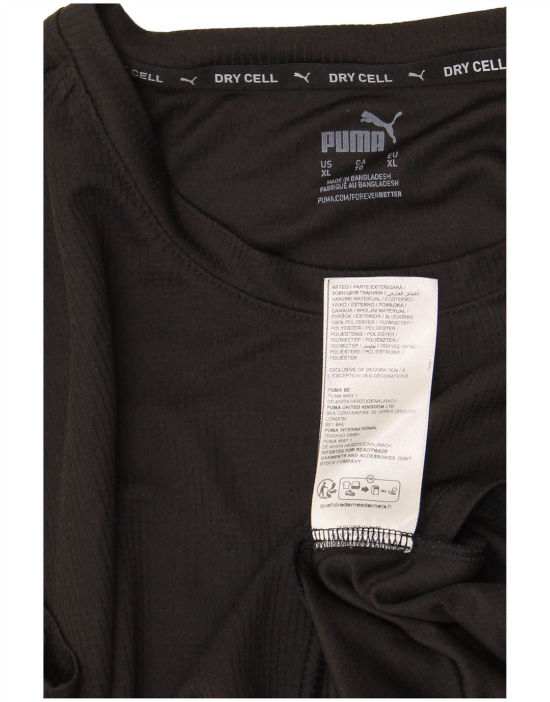 Puma Herre T-Shirt Top XL Sort
