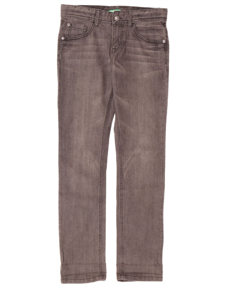 Benetton Boys Slim Jeans 11-12 år W29 L30 2XL Grå Bomuld