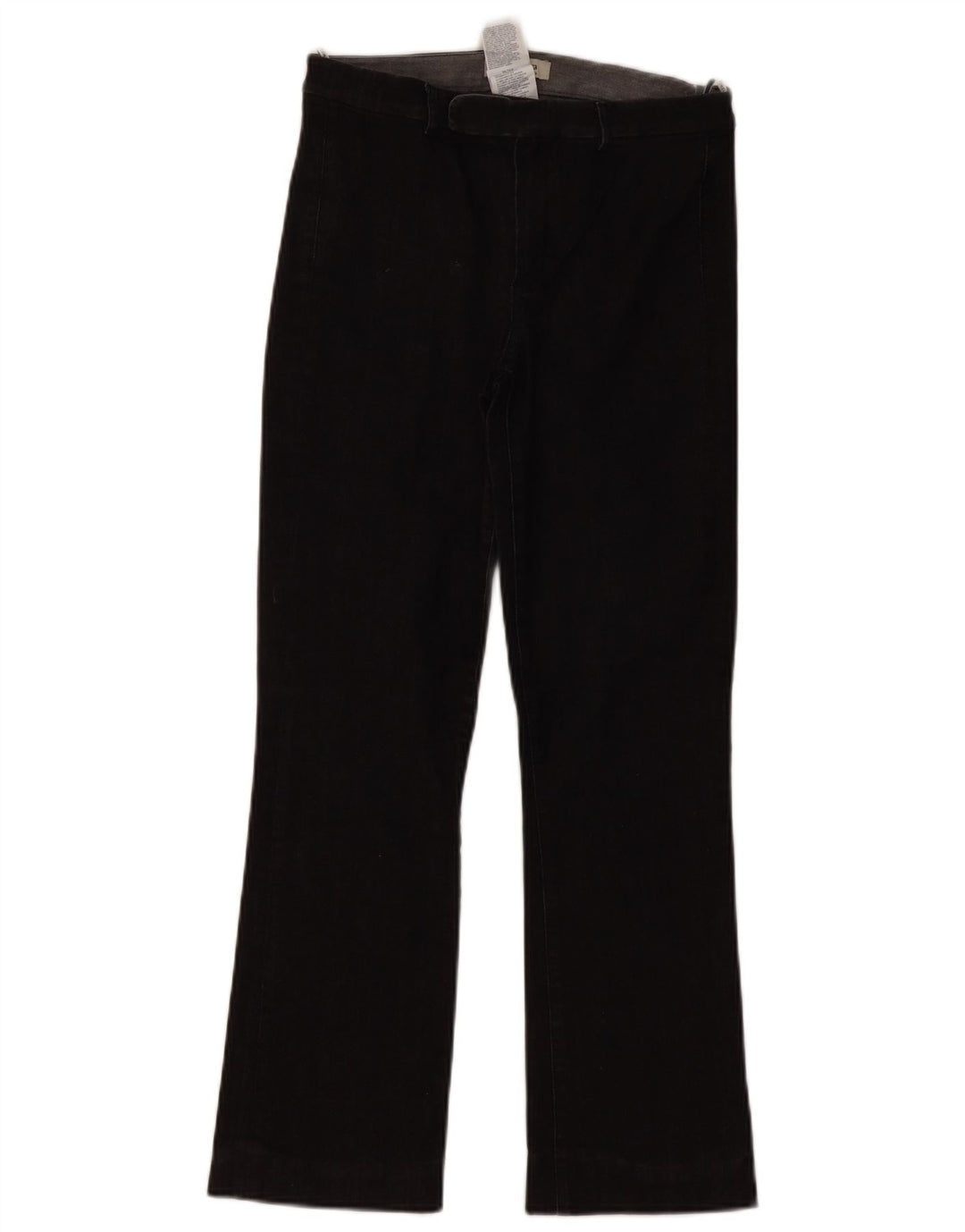 MAX MARA Dame Bootcut Jeans UK 10 Small W28 L28 Grå Bomuld