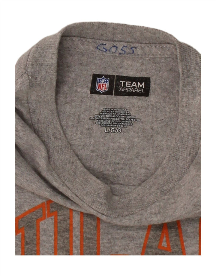 NFL Mens Chicago Bears Graphic T-Shirt Top Large Grey Cotton Vintage NFL and Second-Hand NFL from Messina Hembry 