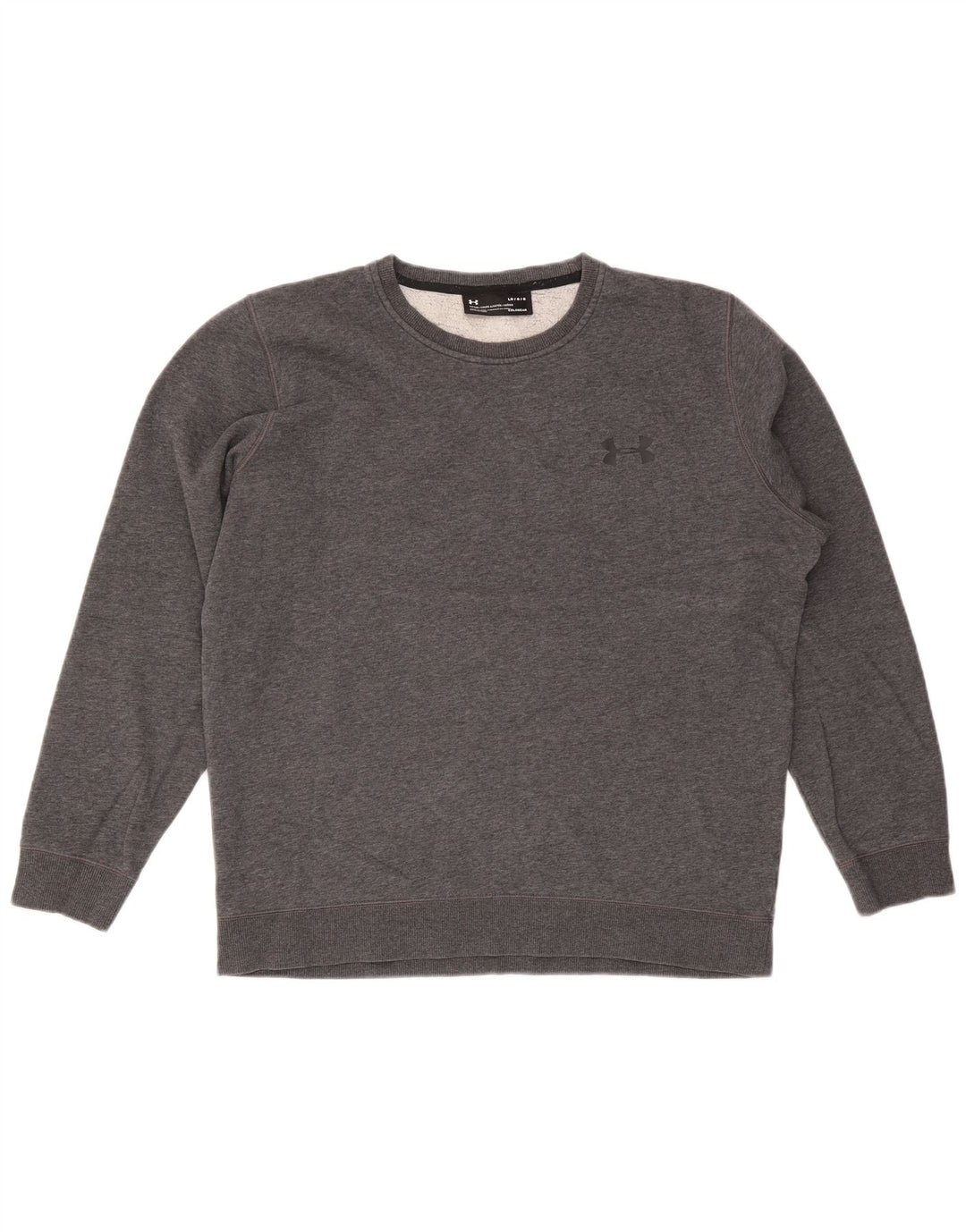 Under Armour Herre Cold Gear Sweatshirt Jumper Large Grå Flecked