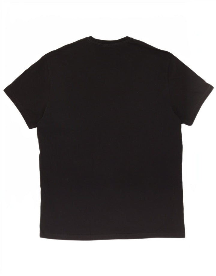 Armani Exchange Herre Regular Graphic T-Shirt Top Lille Sort Geometrisk
