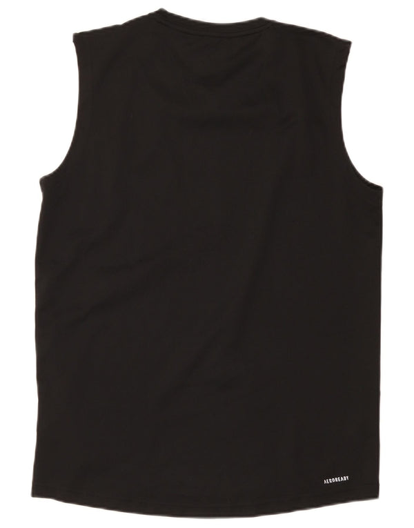 Adidas Mens Aeroready Vest Top Medium Black Polyester