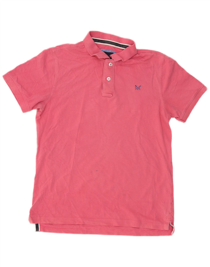 Besætningstøj Herre poloshirt Medium Pink Bomuld