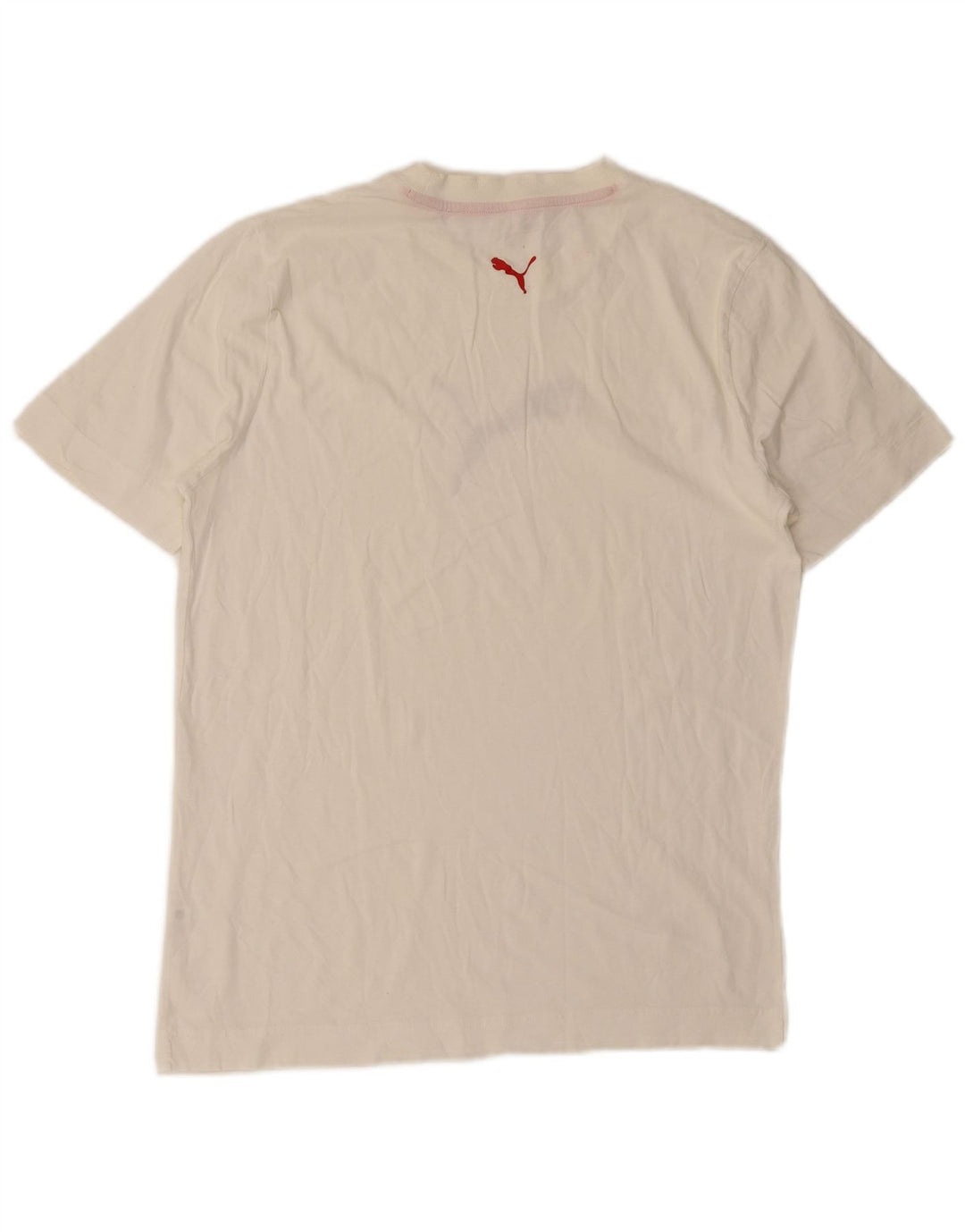 Puma Herre Grafisk T-Shirt Top Stor Hvid