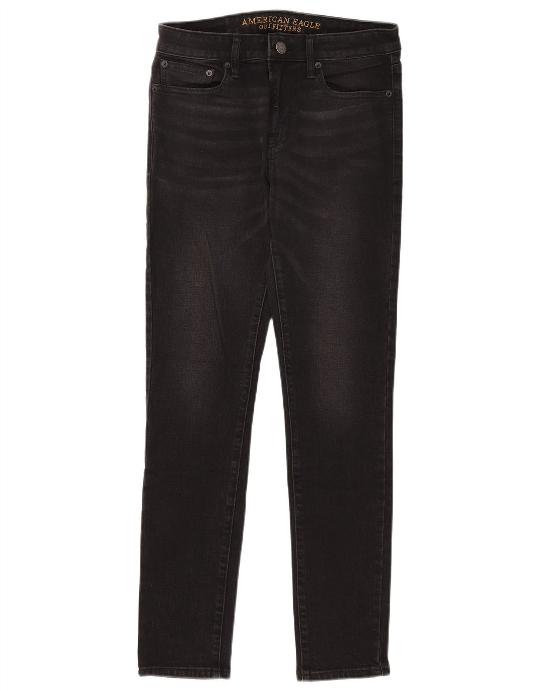 American Eagle Dame Skinny Jeans W30 L30 Sort Bomuld