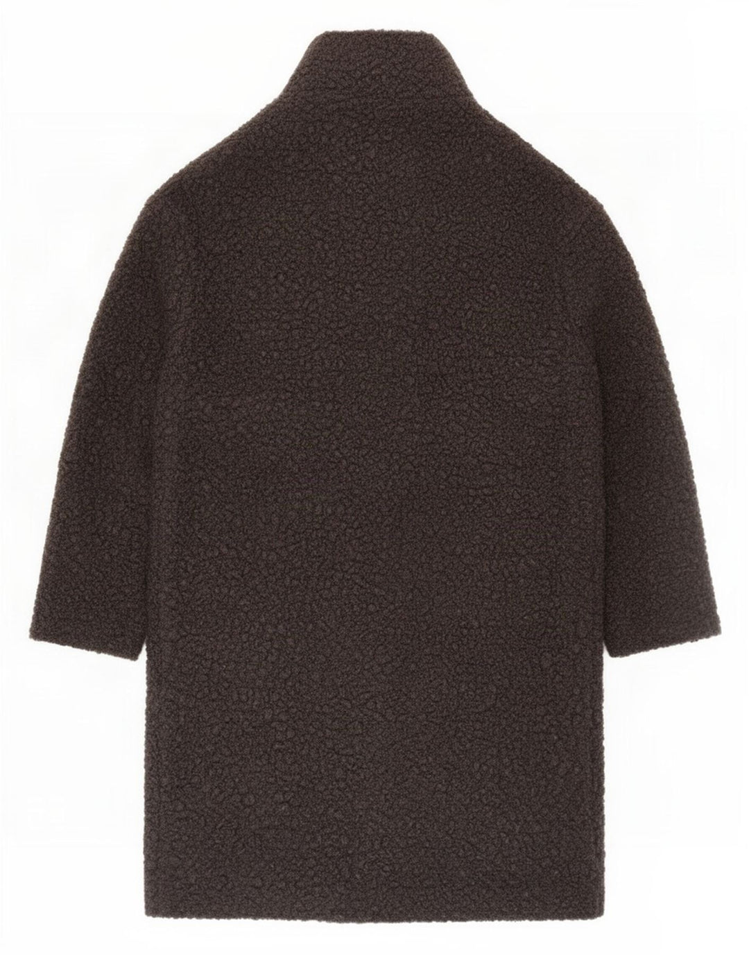 Marks & Spencer Dameoverfrakke UK 12 Medium Grey Polyester