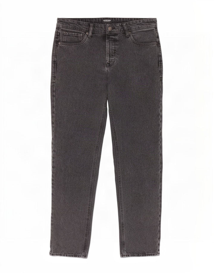 Jack & Jones Straight Jeans til mænd W32 L32 Grå bomuld