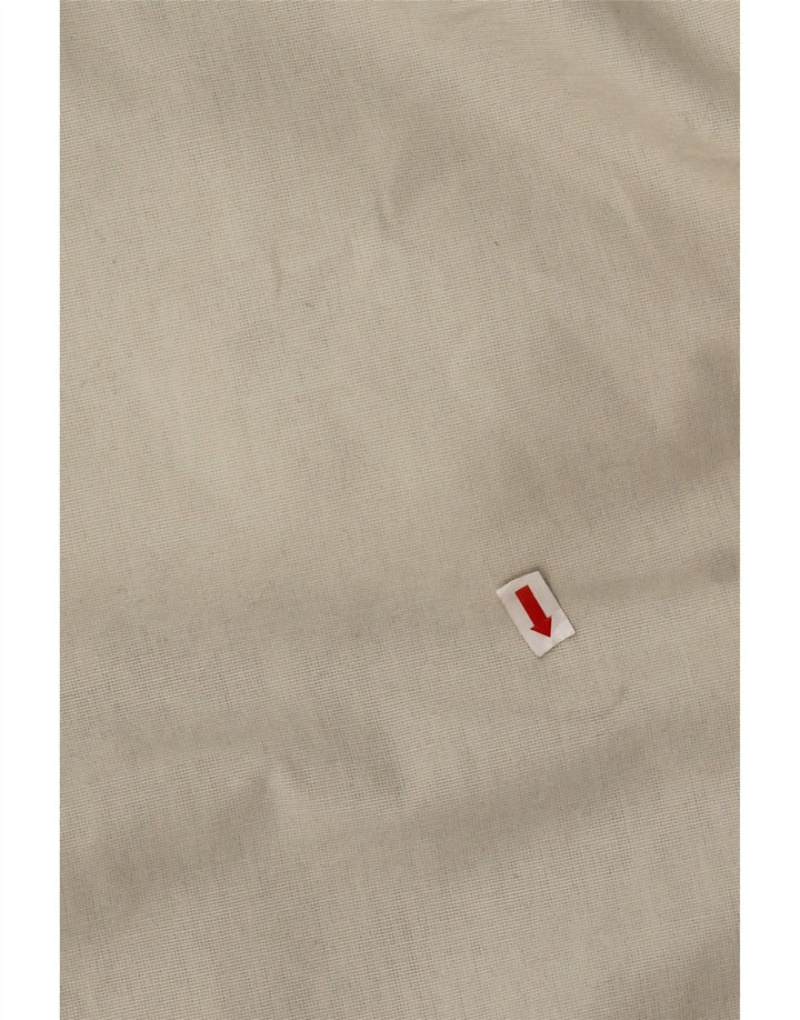 Stratos Herre Hooded Windbreaker Jacket UK 42 XL Hvid Bomuld