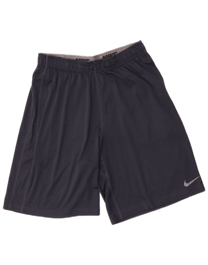 Nike Herre Dri Fit Sportshorts Medium Navyblå Polyester