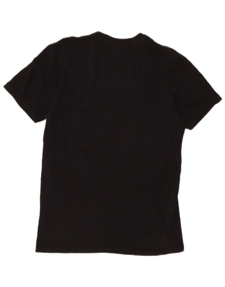 Nike Herre grafisk T-shirt Top Medium Sort Colourblock Bomuld