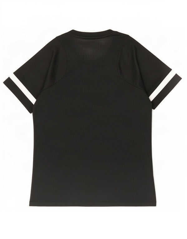 Nike Dame Dri Fit T-Shirt Top UK 12 Medium Sort Colourblock