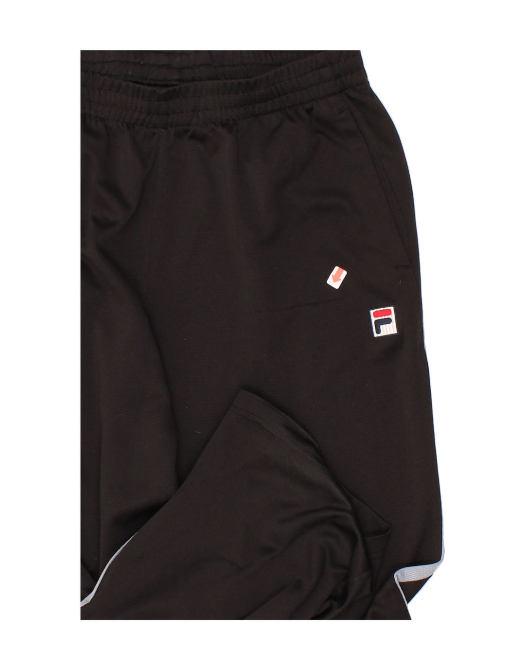 FILA Mens Tracksuit Trousers Medium  Black Colourblock Polyester Vintage Fila and Second-Hand Fila from Messina Hembry 