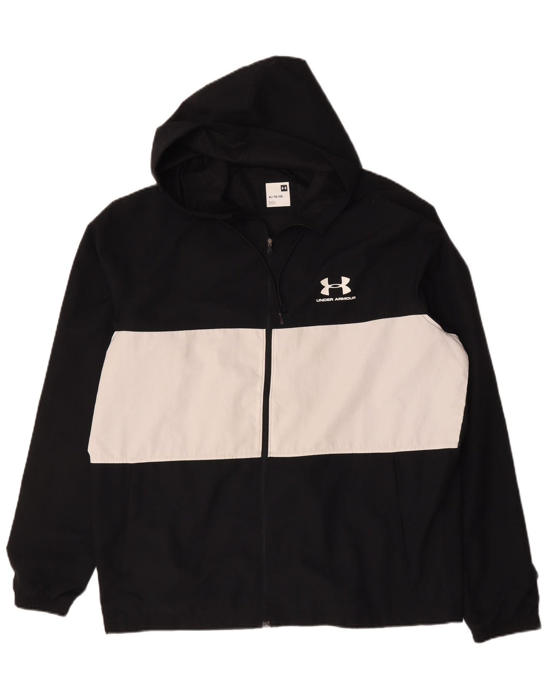 Under Armour Træningsdragt med hætte til mænd Topjakke XL Sort Colourblock