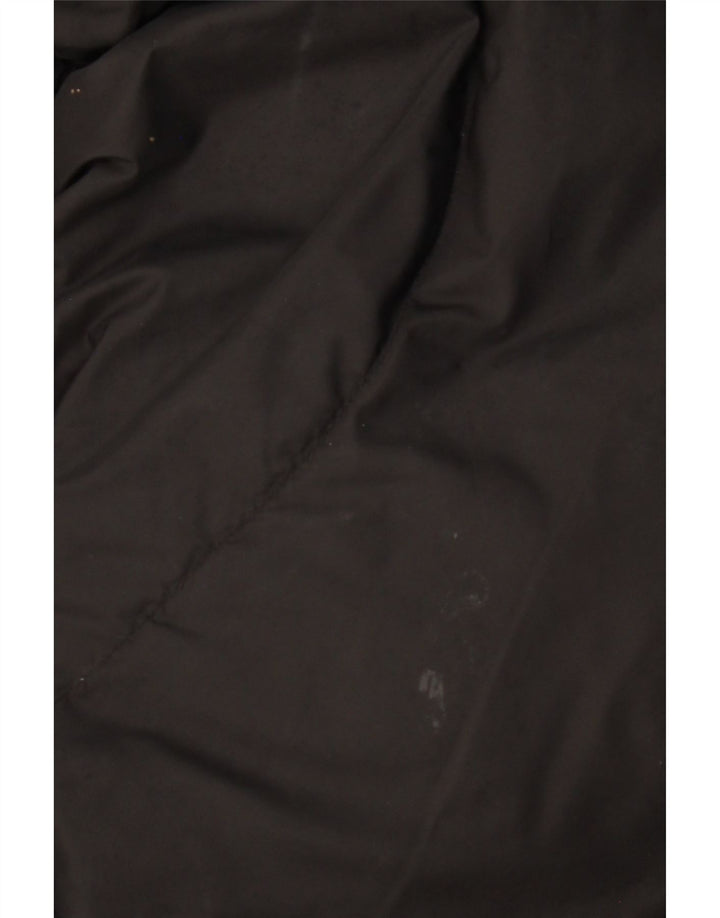 Karen Millen Dame Polstret Frakke UK 14 Stor Sort Polyamid