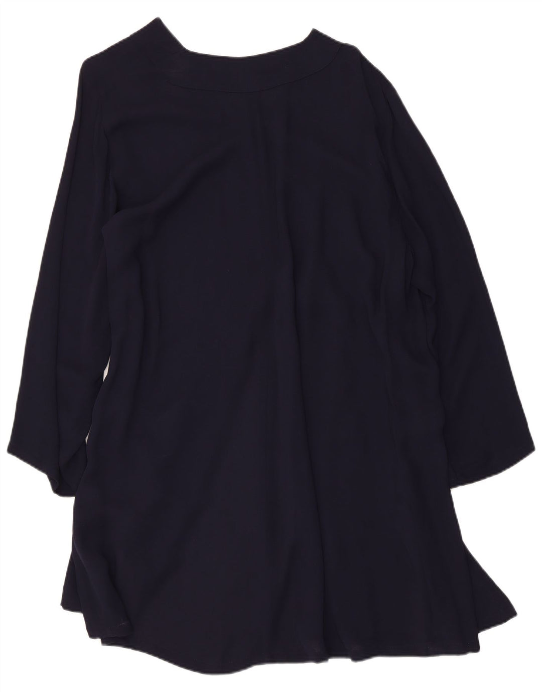 MARINA RINALDI Womens Long Sleeve Cardigan Top Size 19 Small Navy Blue