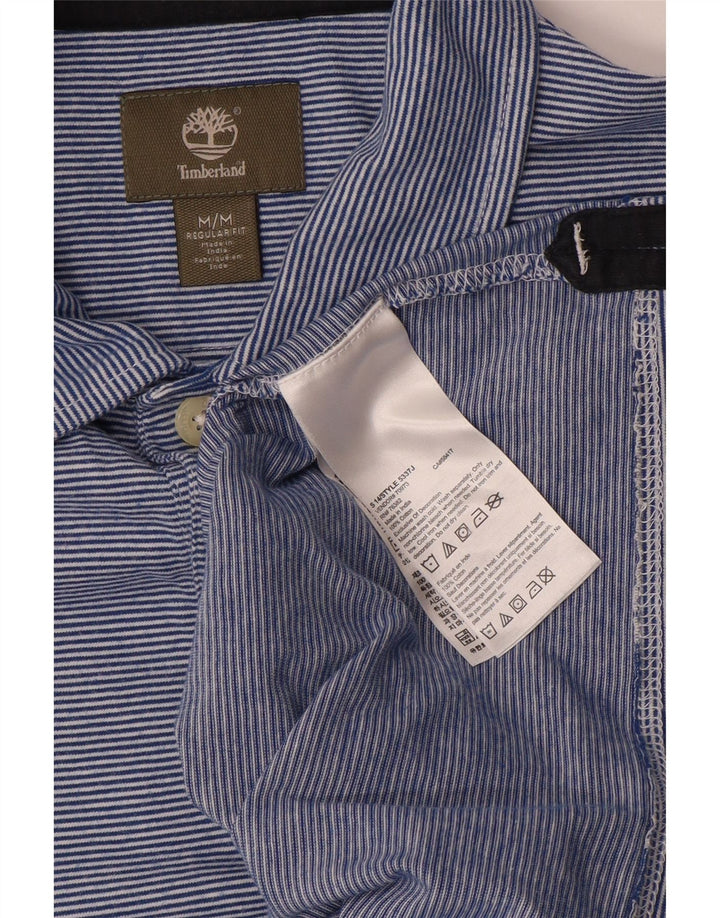 TIMBERLAND Herre Regular Fit poloshirt mellemblå stribet bomuld