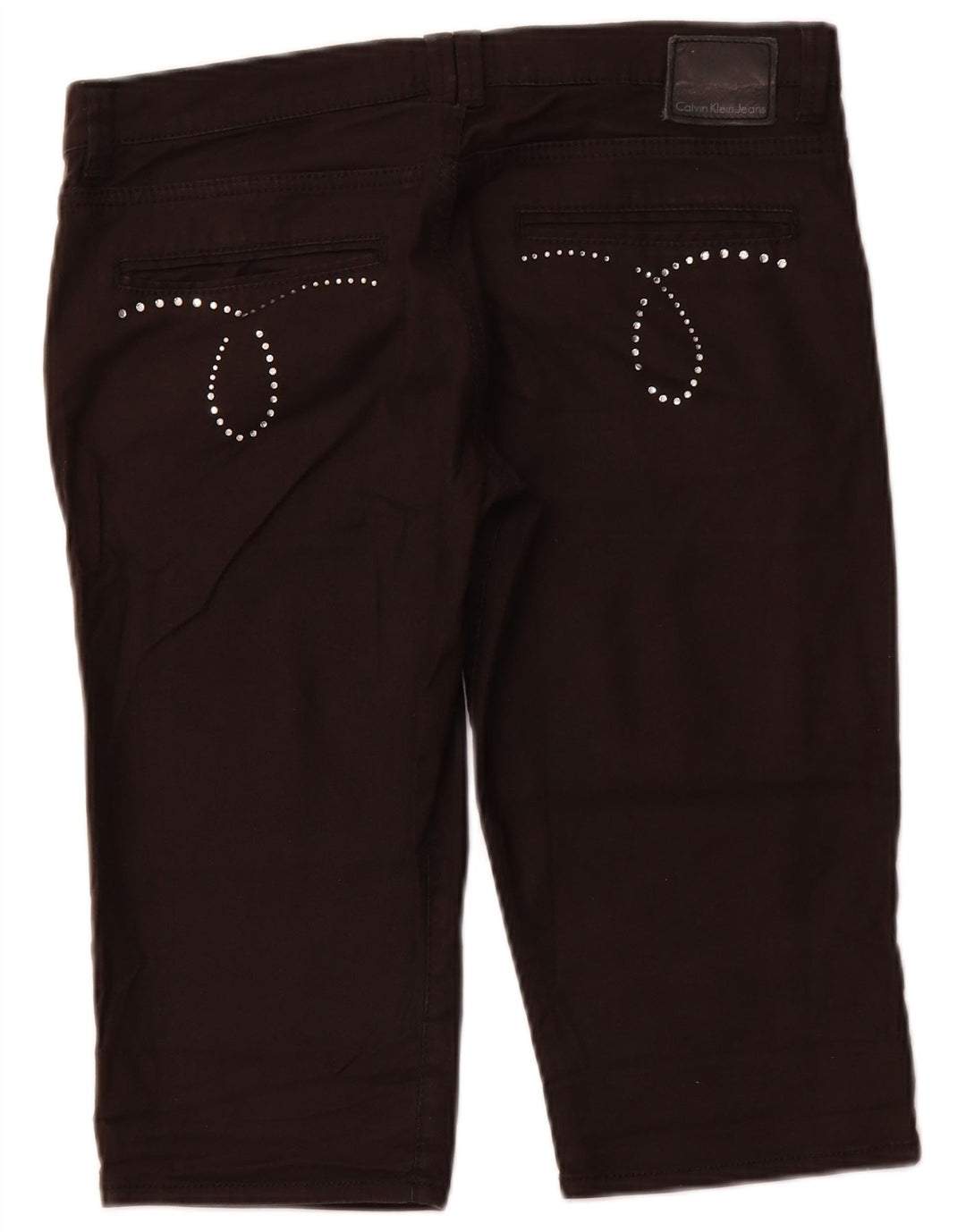 Calvin Klein Bermuda Shorts til kvinder W31 Medium Brun Bomuld