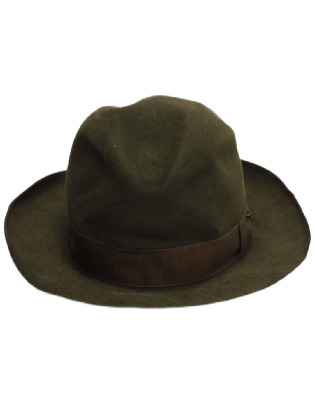 Cervo Herre Fedora Hat Medium Khaki Classic