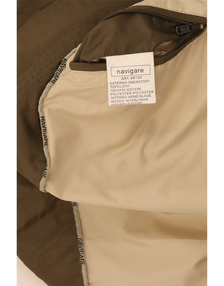 Navigare Herre Utility Jacket UK 42 XL Khaki Polyester