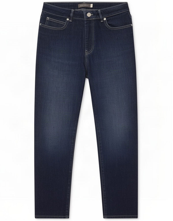 MINT VELVET Womens Cropped Jeans UK 12 Medium W30 L24 Blue Cotton