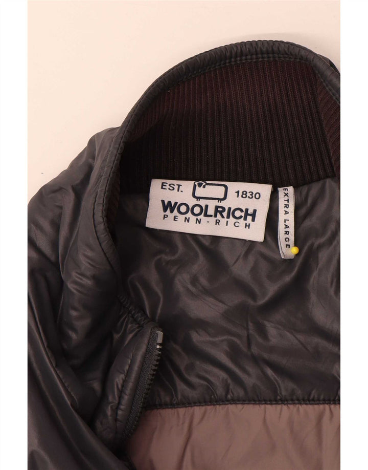Woolrich Herre Penn-Rich Bomber Jacket UK 42 XL Grå Nylon