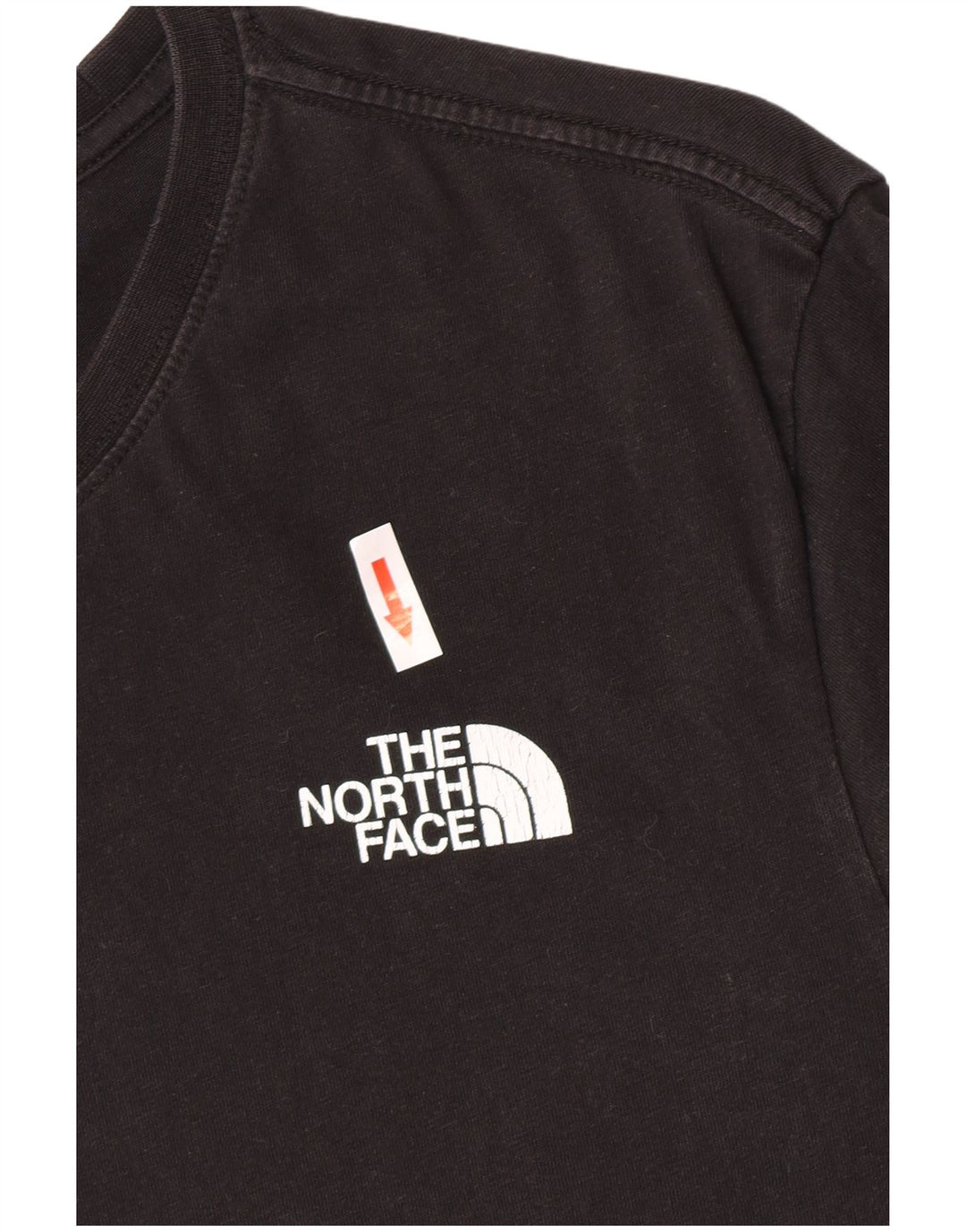 The North Face Herre grafisk T-shirt Top Medium Sort Bomuld