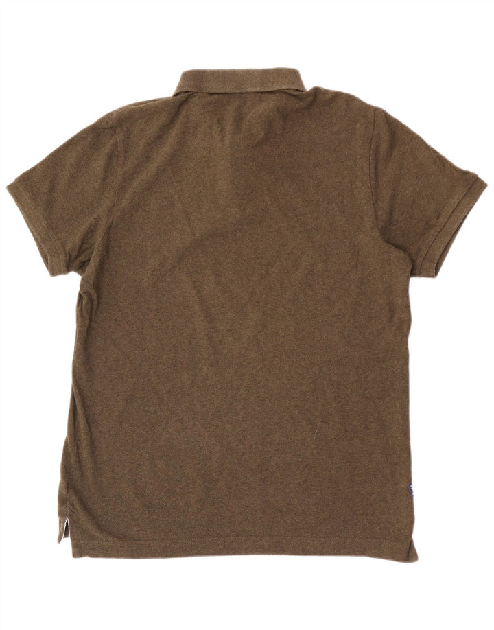 SUPERDRY Poloskjorte til mænd 2XL Khaki Bomuld