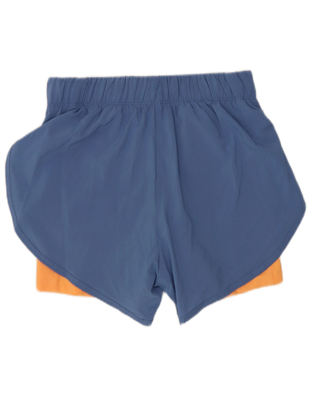 Nike Dame Dri Fit sportsshorts UK 8 Small Blue