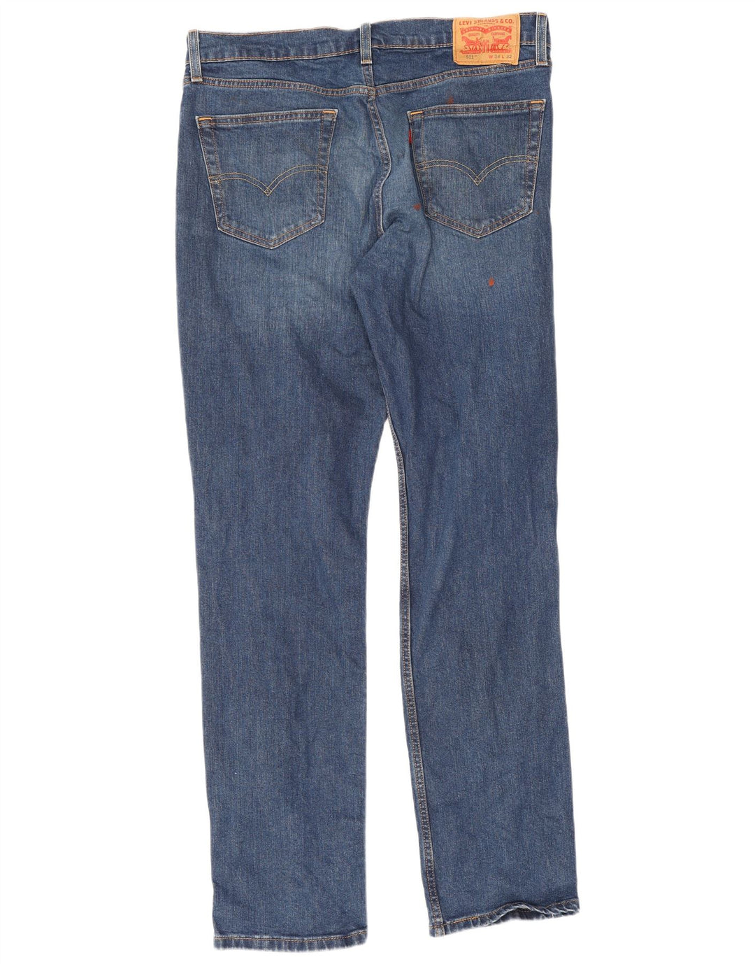 Levi's Herre 511 Slim Jeans W34 L32 Blå Bomuld