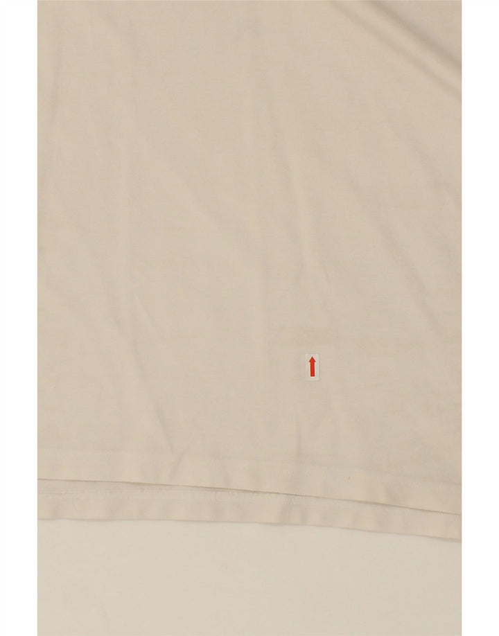 PUMA Mens Polo Shirt XL Off White Cotton Vintage Puma and Second-Hand Puma from Messina Hembry 