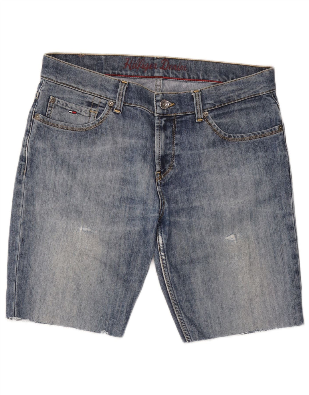 Tommy Hilfiger Dame Denim Shorts W34 Large Blue