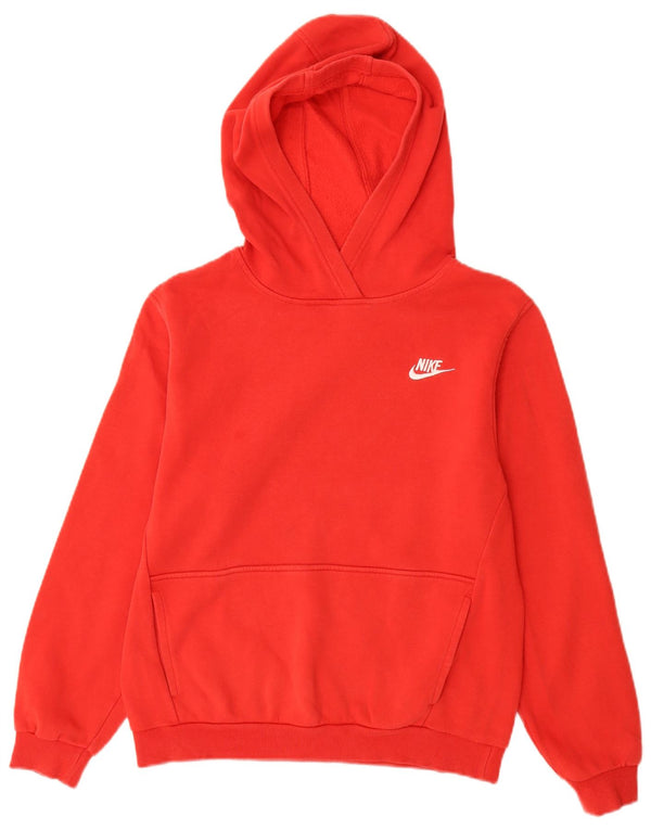 Nike Boys Hoodie Jumper 13-14 år XL Rød Bomuld