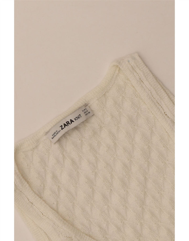 Zara Damevest Top UK 8 Small Beige
