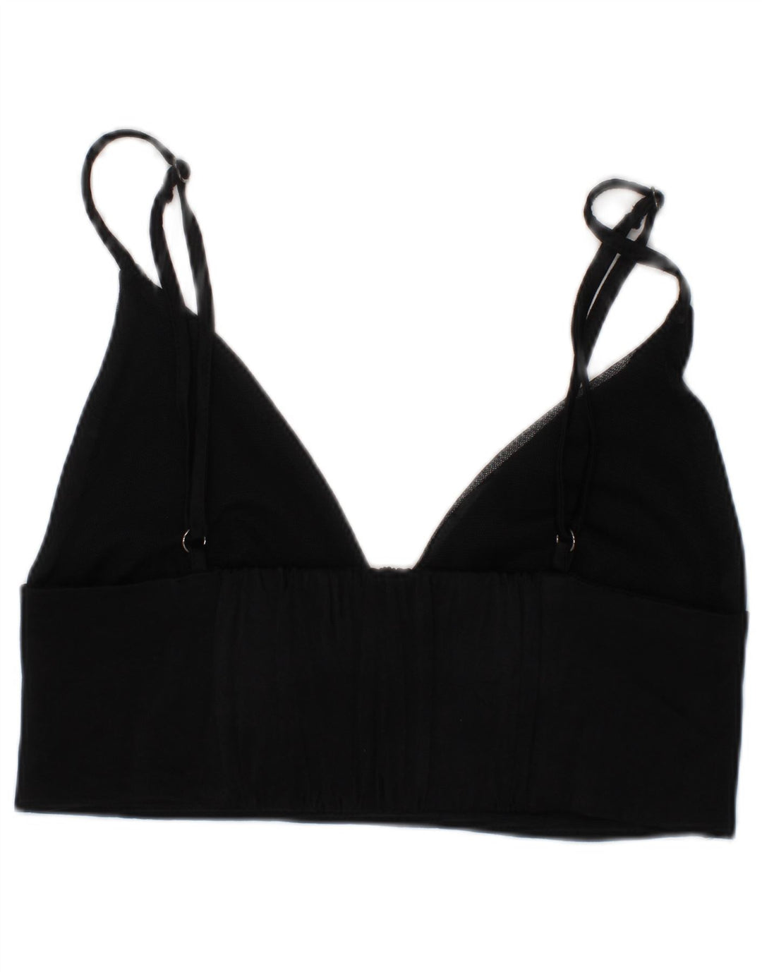 Zara Dame BH Crop Top Lille Sort