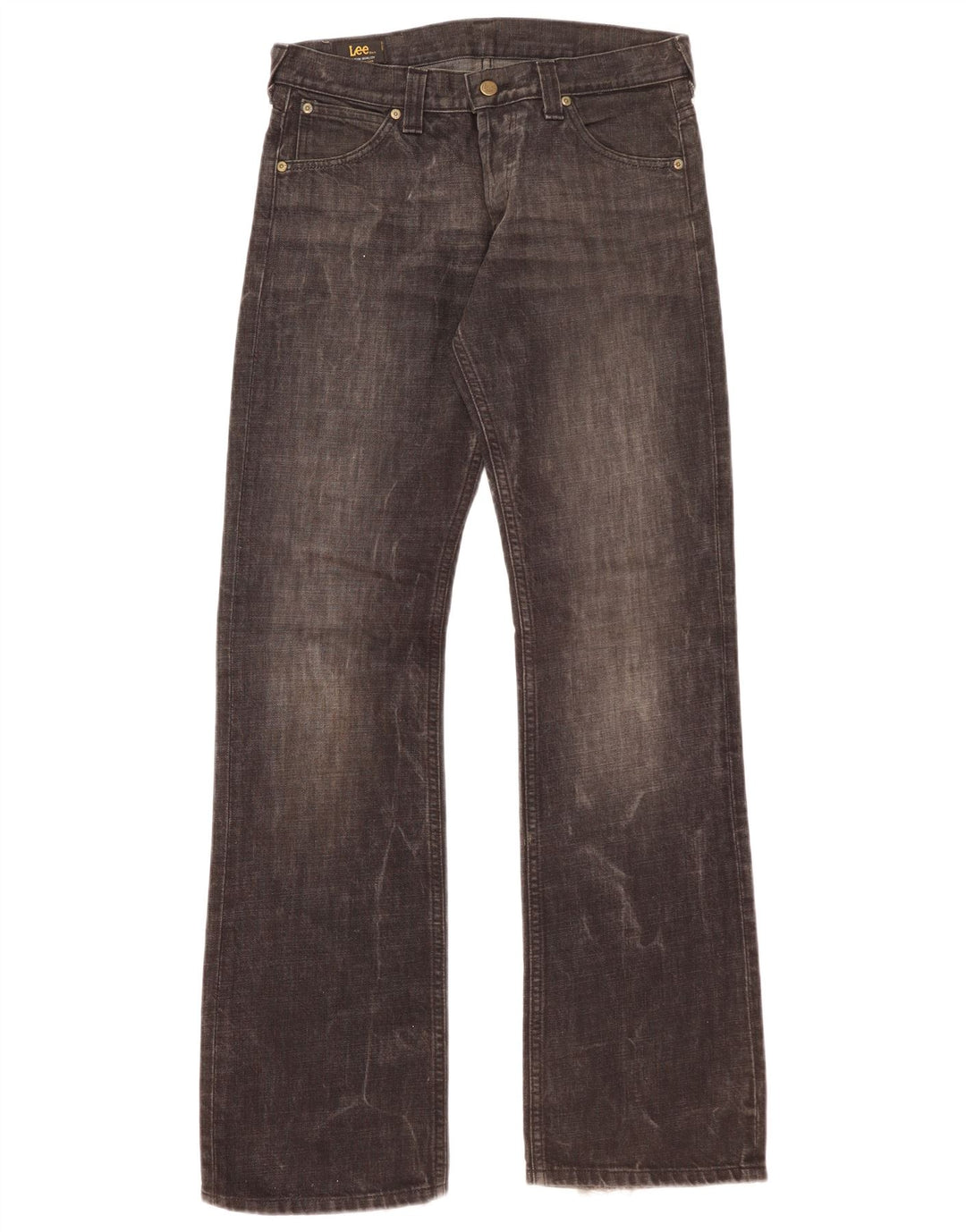 Lee Herre Bootcut Jeans W30 L34 Sort bomuld