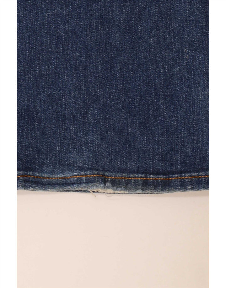 Zara Dame Flared Jeans EU 34 2XS W24 L32 Blå