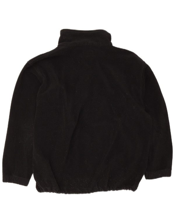 Vintage Mens Fleece Jacket UK 42 XL Black