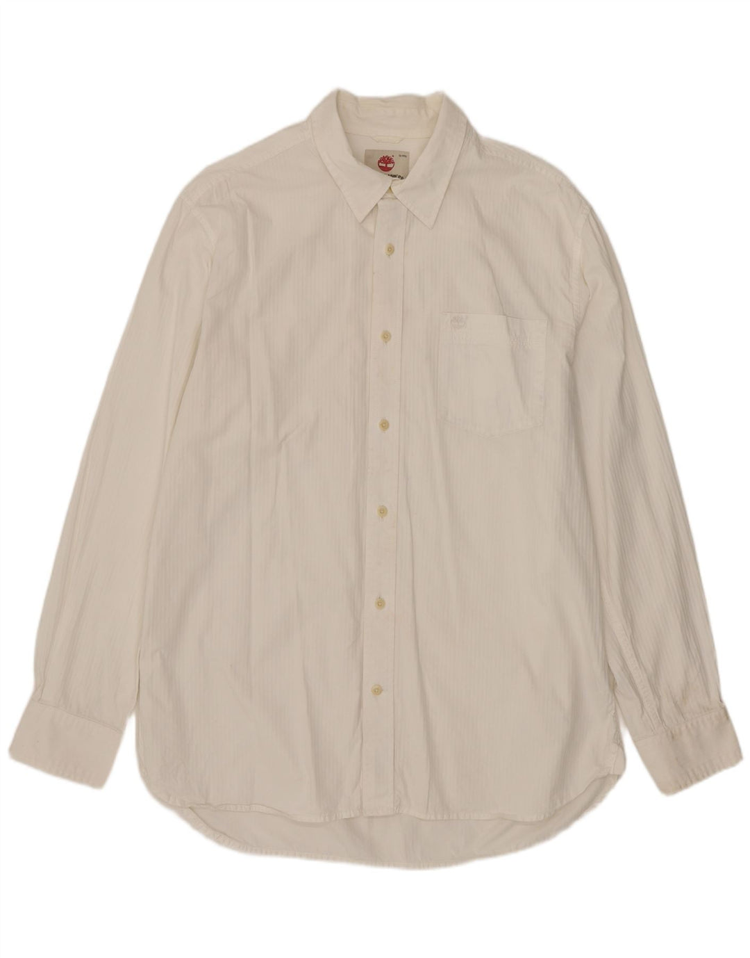 TIMBERLAND Herre Regular Fit skjorte Stor hvid bomuld
