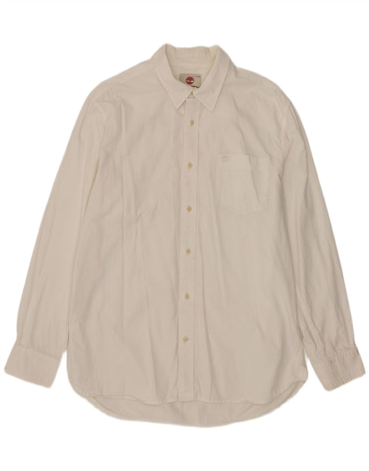 TIMBERLAND Herre Regular Fit skjorte Stor hvid bomuld