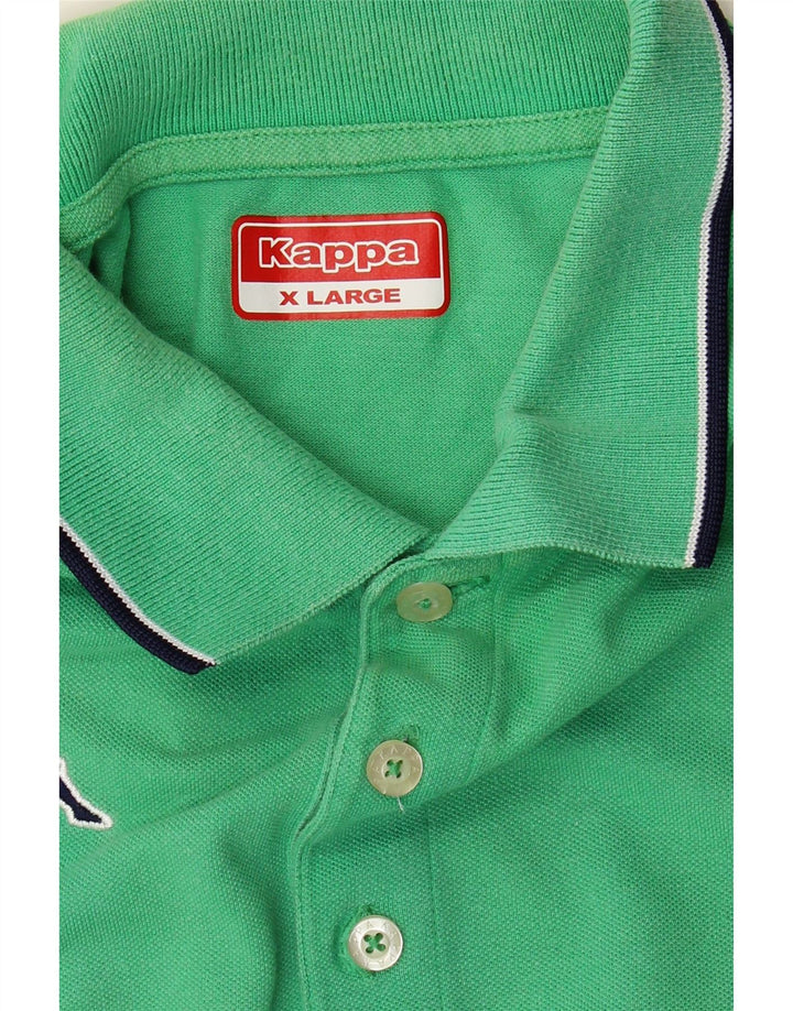 Kappa herre poloshirt XL Grøn