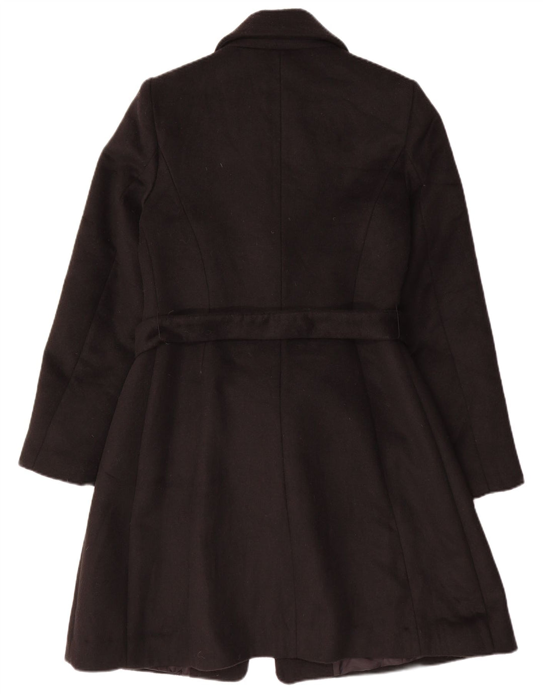 Benetton Dame Overfrakke UK 12 Medium Sort Polyester