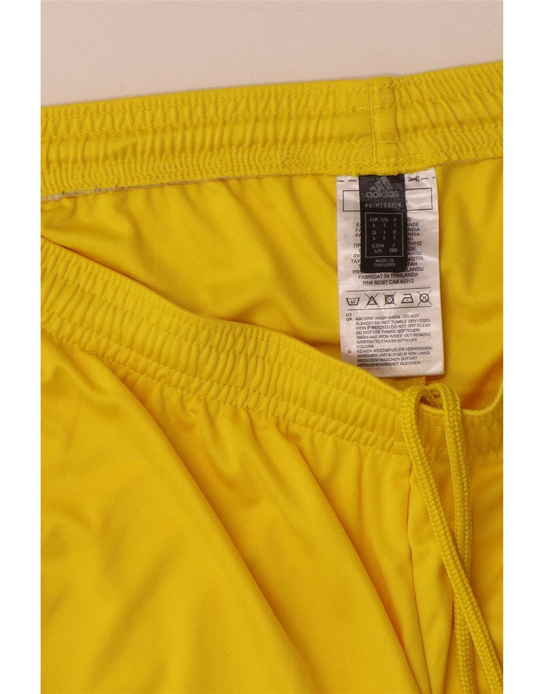 Adidas Herre Sportshorts Store Gule Polyester