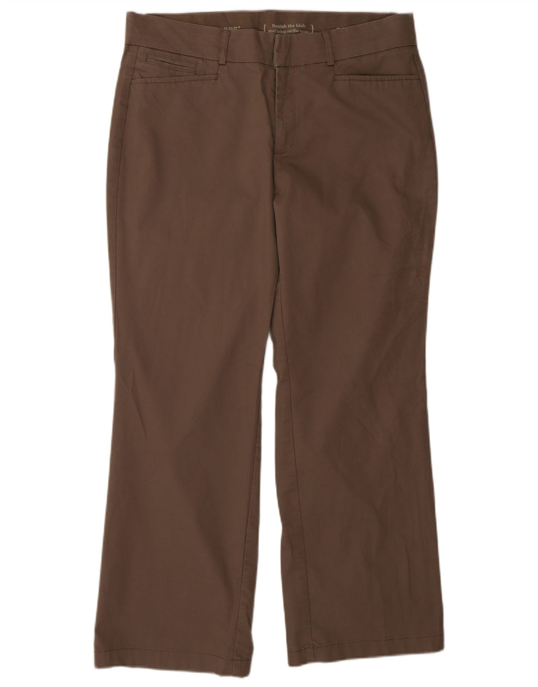 DOCKERS Lige fritidsbukser til kvinder US 12 Large W32 L28 Brun